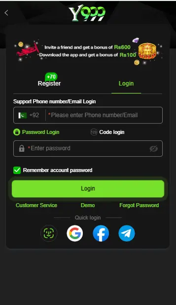 Y999 login